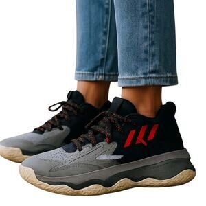 Dame 6.5 Basketball Women's Gray Tennis Shoe Athletic Sneaker 6 1/2